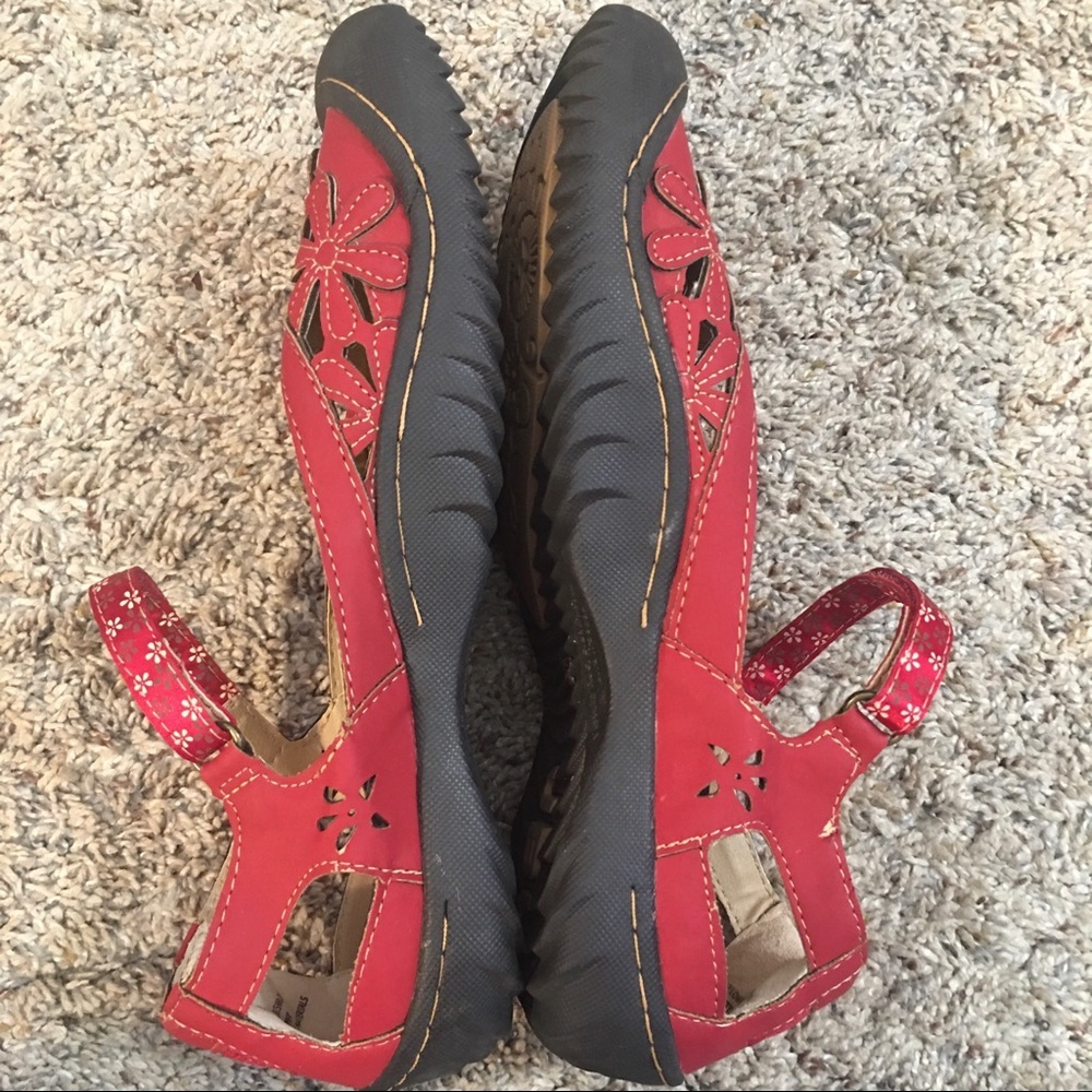 JBU Wildflower Vegan Textile Comfort Shoes Size 8 - Picture 6 of 9